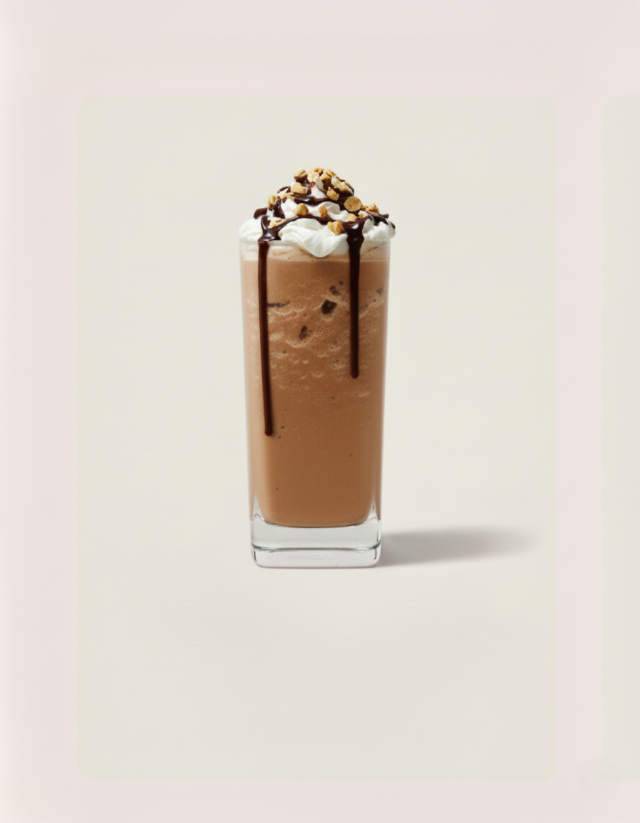 Bonmiel Fındık ve Çikolata Şuruplu Fındıklı Mocha Frappe