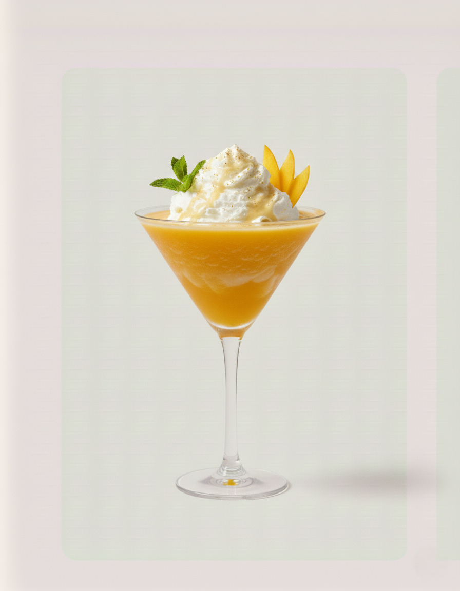 Mango Vanilla Cream Cooler