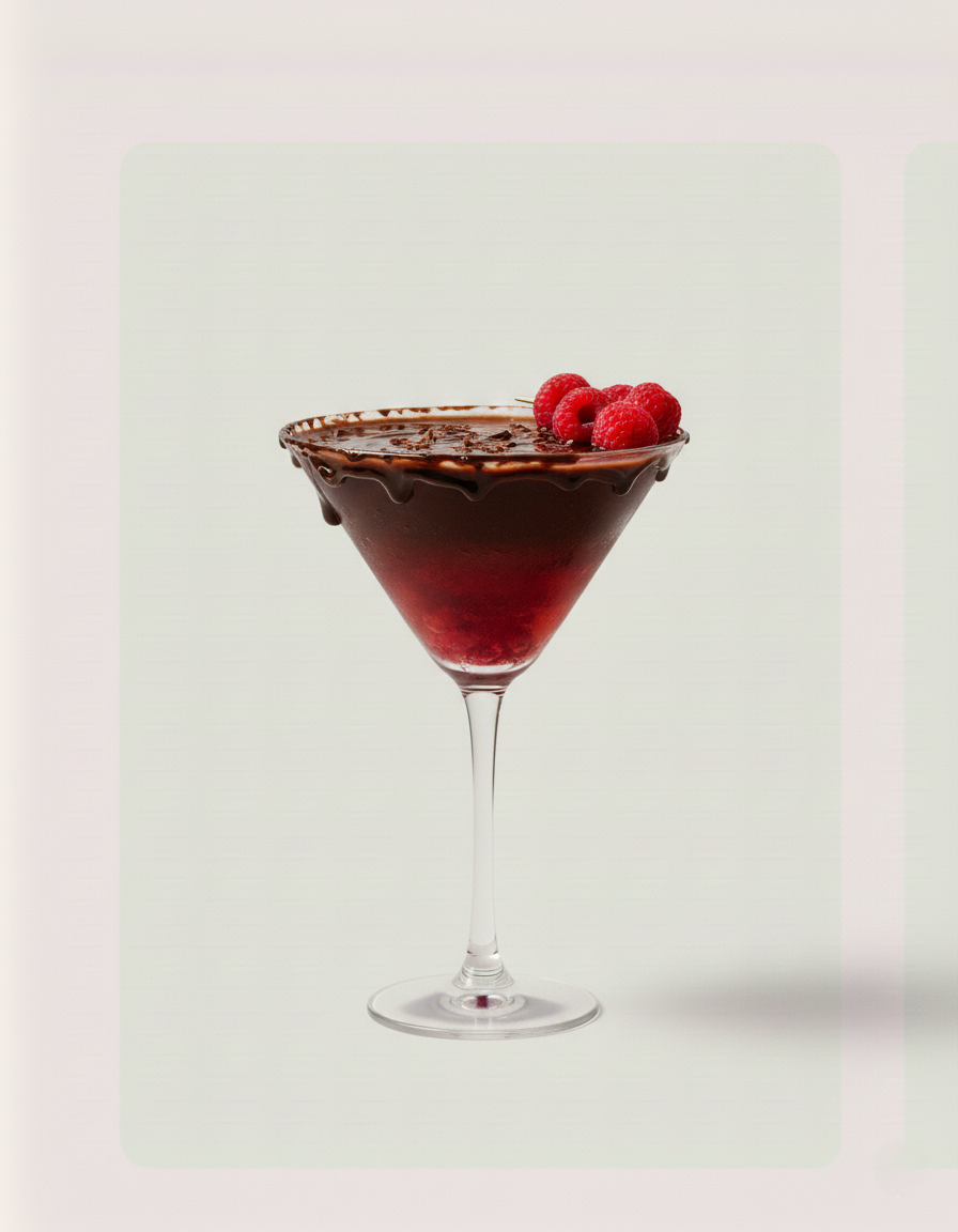 Raspberry Chocolate Martini