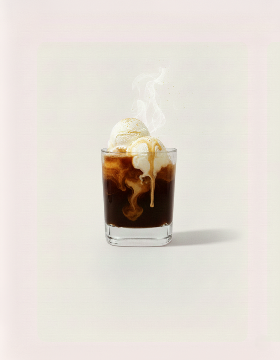 Bonmiel Vanilya Şuruplu Vanilyalı Affogato Coffee