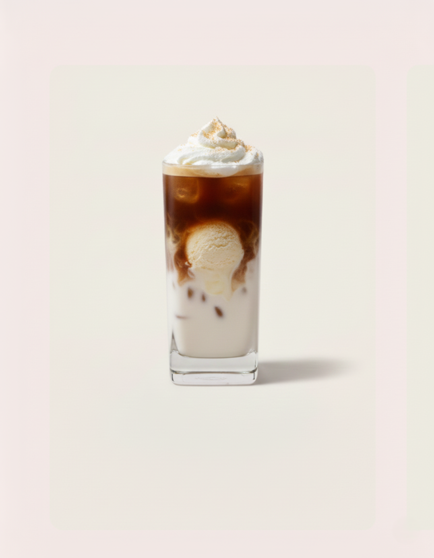 Bonmiel Vanilya Şuruplu Vanilyalı Ice Cream Latte