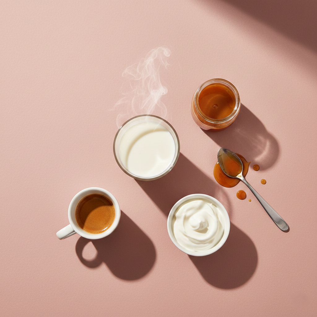 Karamelli Cream Latte tarifi